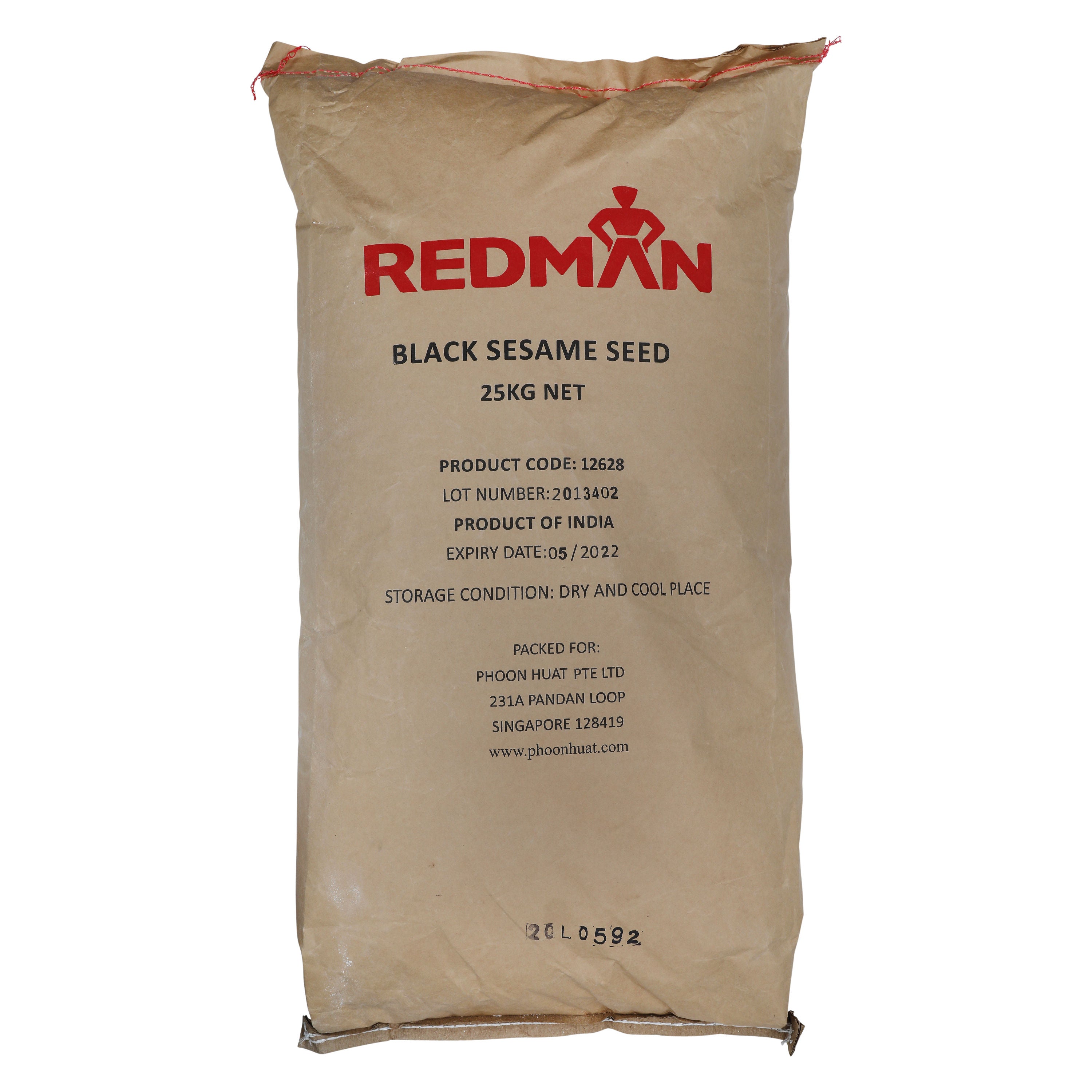 Redman Sesame Seed Black/India - 25 Kg