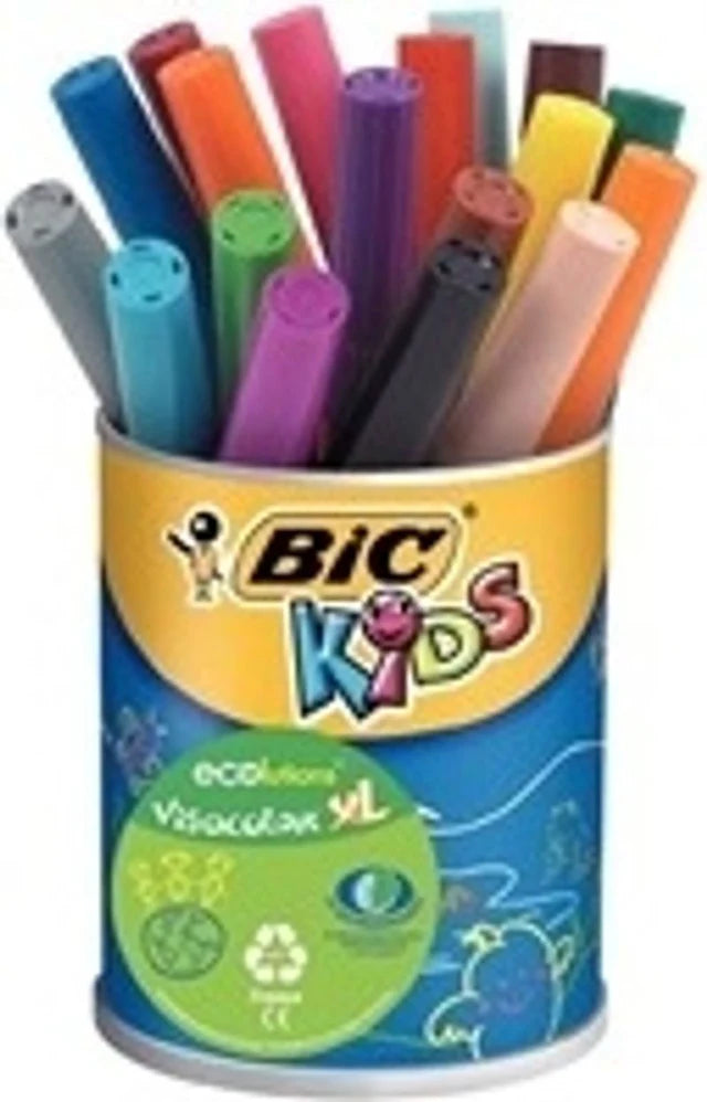 Bic Pot Of 18 Visacolour Colouring  - 1 Pc