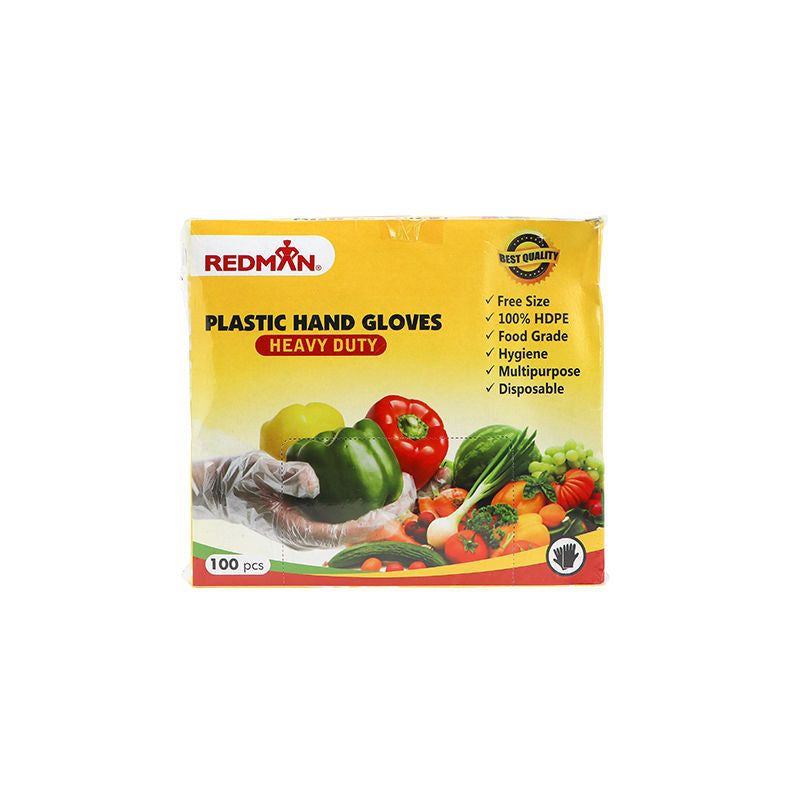 Redman Disposable Gloves Free Size  - 100Pc