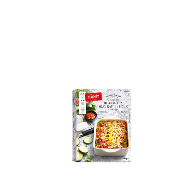 Thiriet Zucchini Gratin Tomato And Basil Sauce  - 450 G