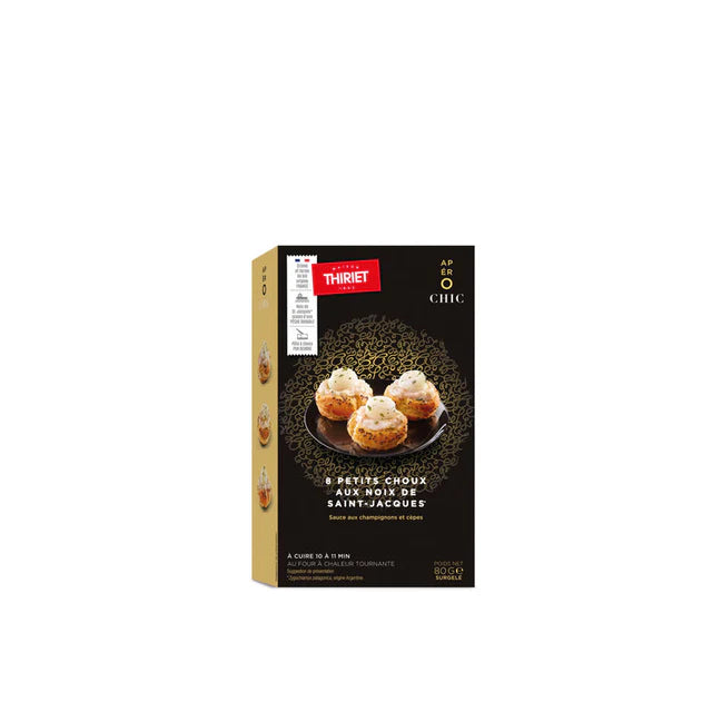 Thiriet Puff Pastry Starters With Scallops Eco Fishing  -  80 G