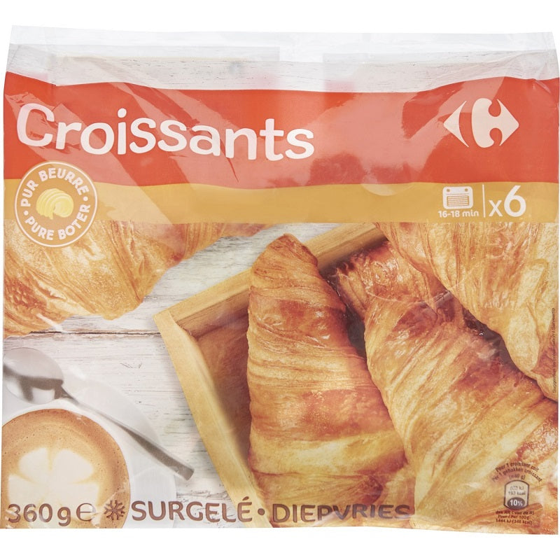 Carrefour Pure Butter Croissants  -  60 G