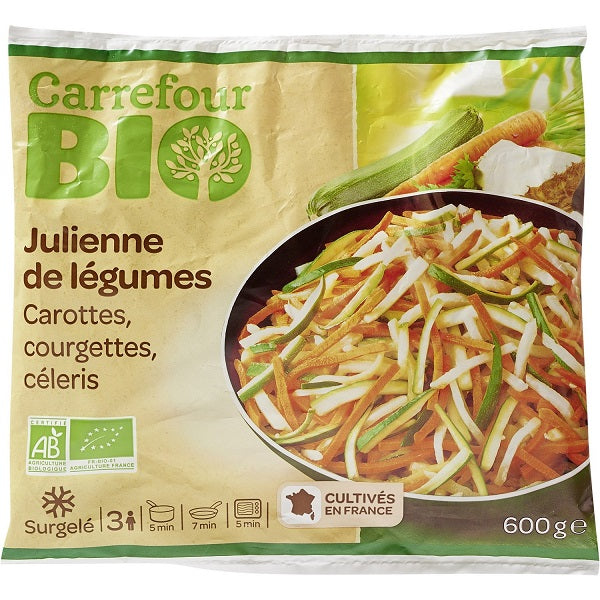 Carrefour Org Vegetable Mix  - 600 G