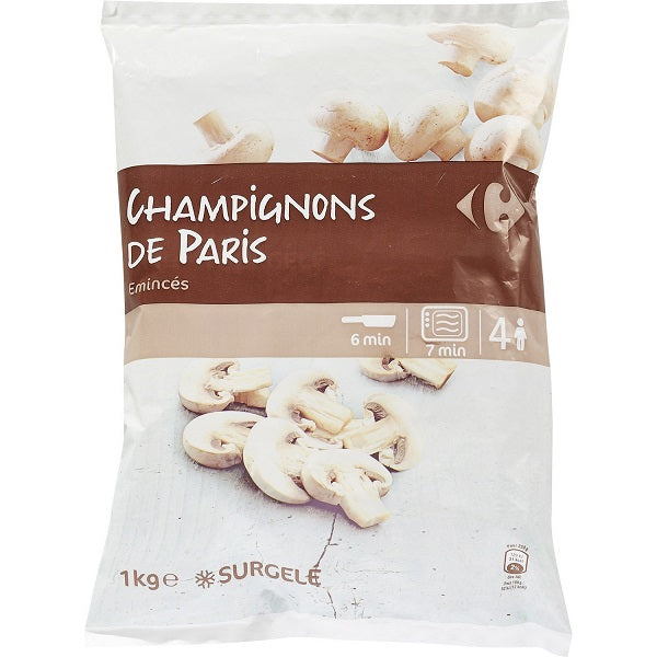 Carrefour Sliced Mushrooms  -  1Kg