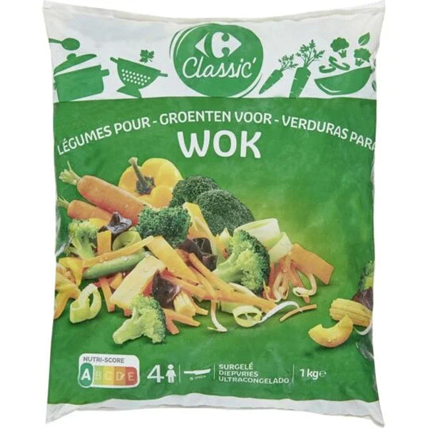 Carrefour Vegetables Mix For Wok  -  1Kg