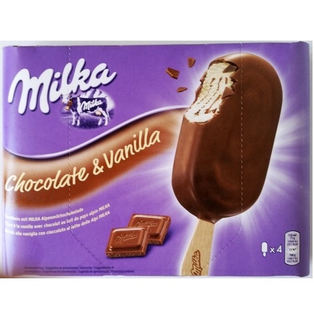 Milka Chocolate And Vanilla Ice Cream  - 10Ml
