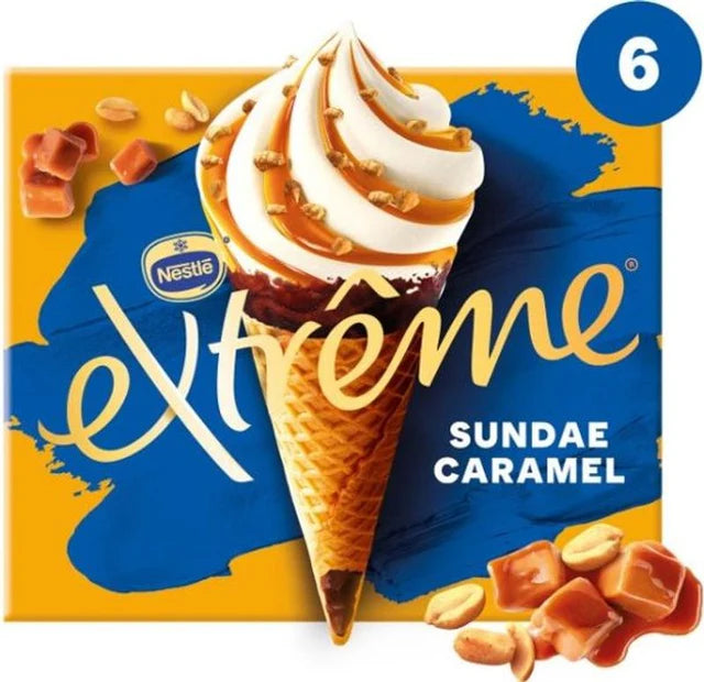 Nestle Sundae Caramel Cone Ice Cream  - 426 G