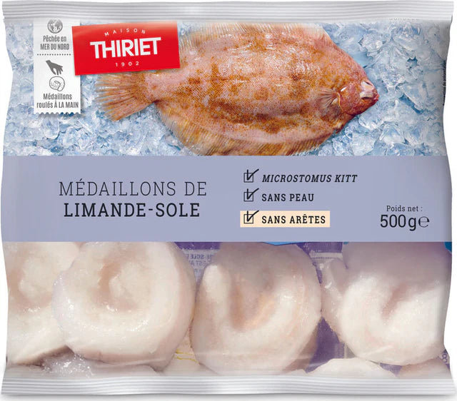 Maison Thiriet Lemon Sole Medallions  - 500 G