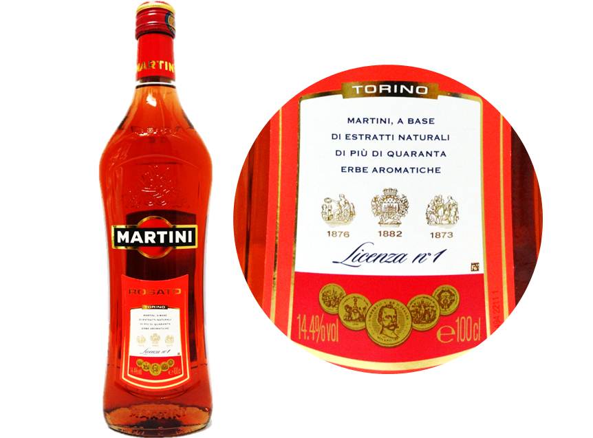 Martini Martini Rosato Aperitif 14.4%  - % 1L