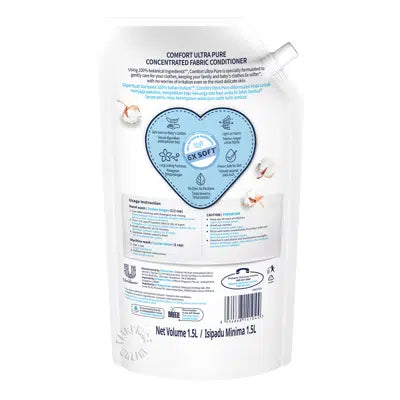 Comfort Ultra Pure Concentrated Fabric Softener Refill - 1.5 L