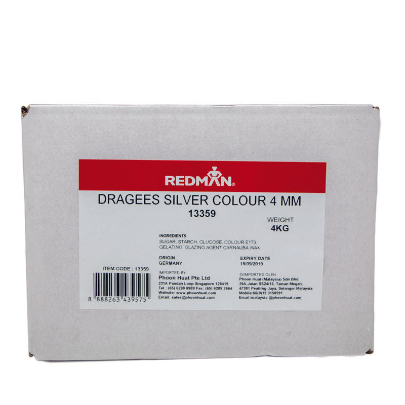 Redman Silver Dragees 4Mm - 4 Kg