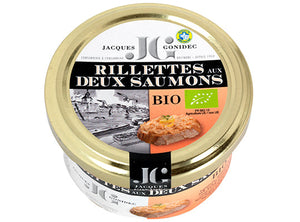 J. Gonidec Organic Two Salmon Rillettes - 90 G