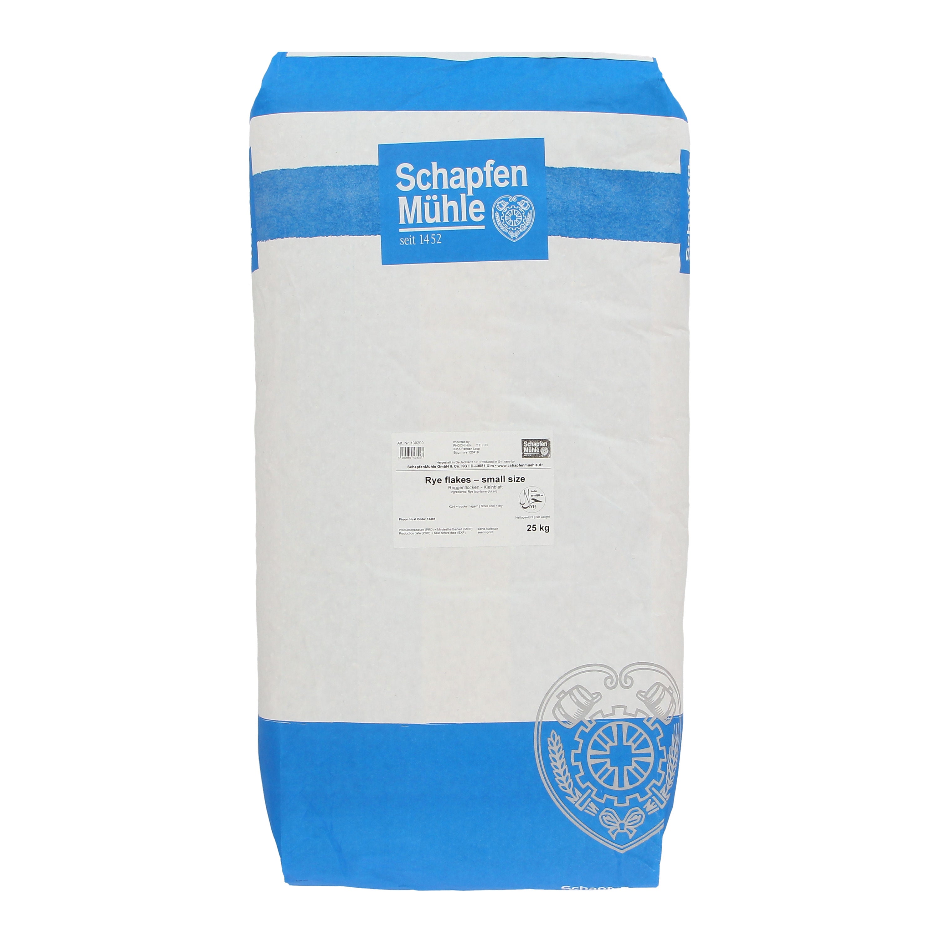 Schapfenmuhle Flakes Rye (S) - 25 Kg