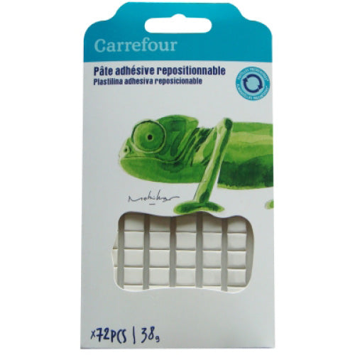 Carrefour Repositionable Adhesive Paste  - 72Pc