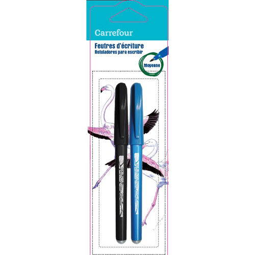 Carrefour Pack Of 2 Marker Pens  -  2Pc