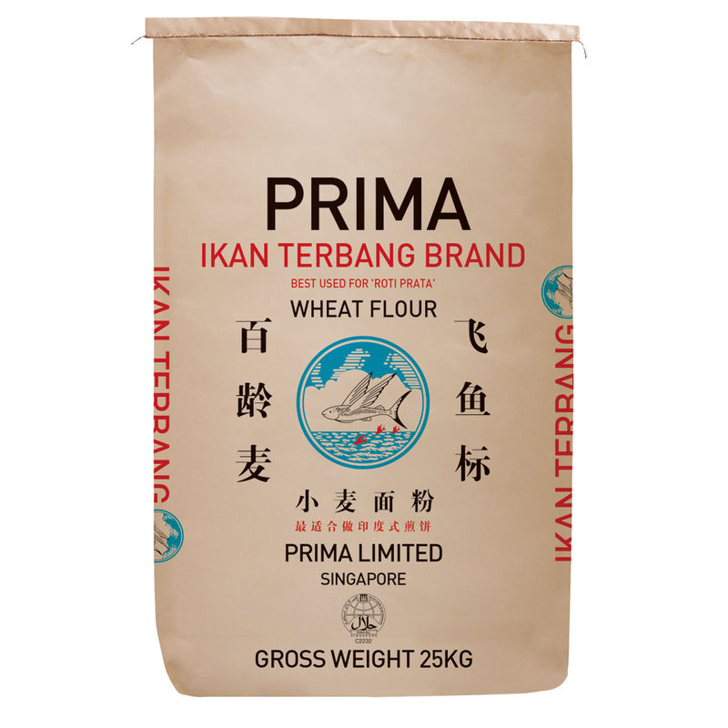 Prima Ikan Terbang Wheat Flour For Roti Prata  - 25Kg