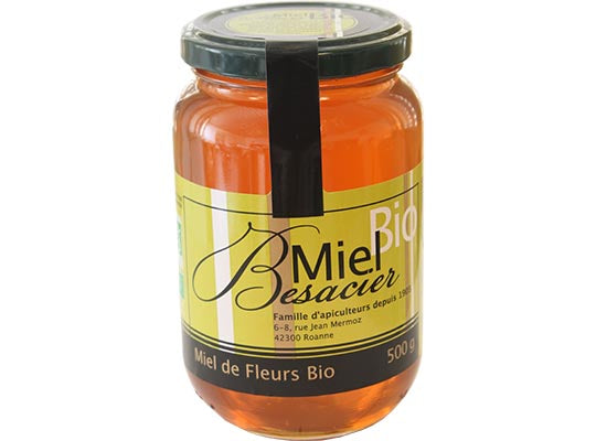 Besacier Organic Flower Honey  - 500 G