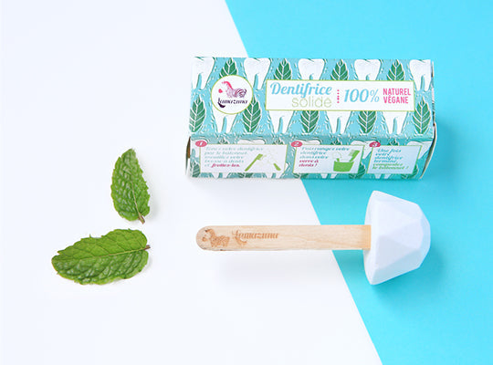 Lamazuna Organic Peppermint Solid Toothpaste  -  17 G