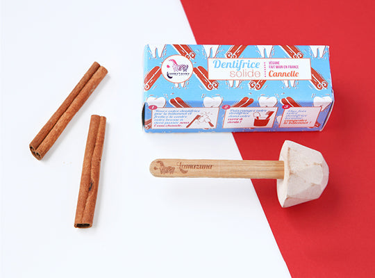 Lamazuna Organic Cinnamon Solid Toothpaste  -  17 G