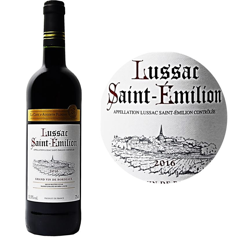 Selection A. Florent Lussac Saint Emilion Red Wine  - 75Cl