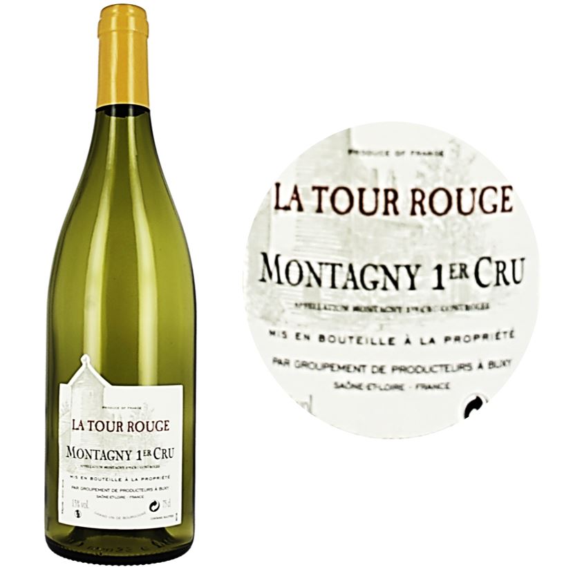 La Tour Rouge Chardonnay Montagny White Wine  - 75Cl