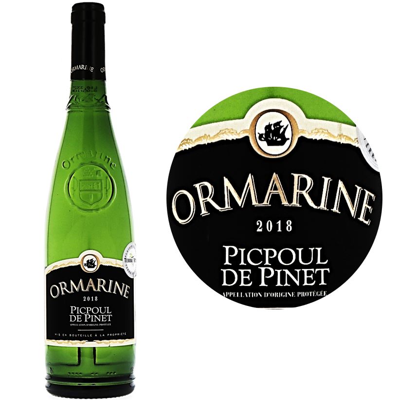 Ormarine Piquepoul Picpoul De Pinet White Wine  - 75Cl
