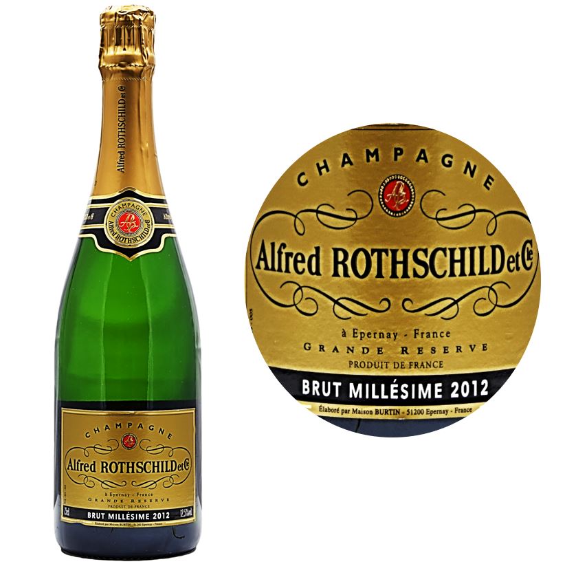 Alfred Rothschild Chardonnay Champagne Brut  - 75Cl