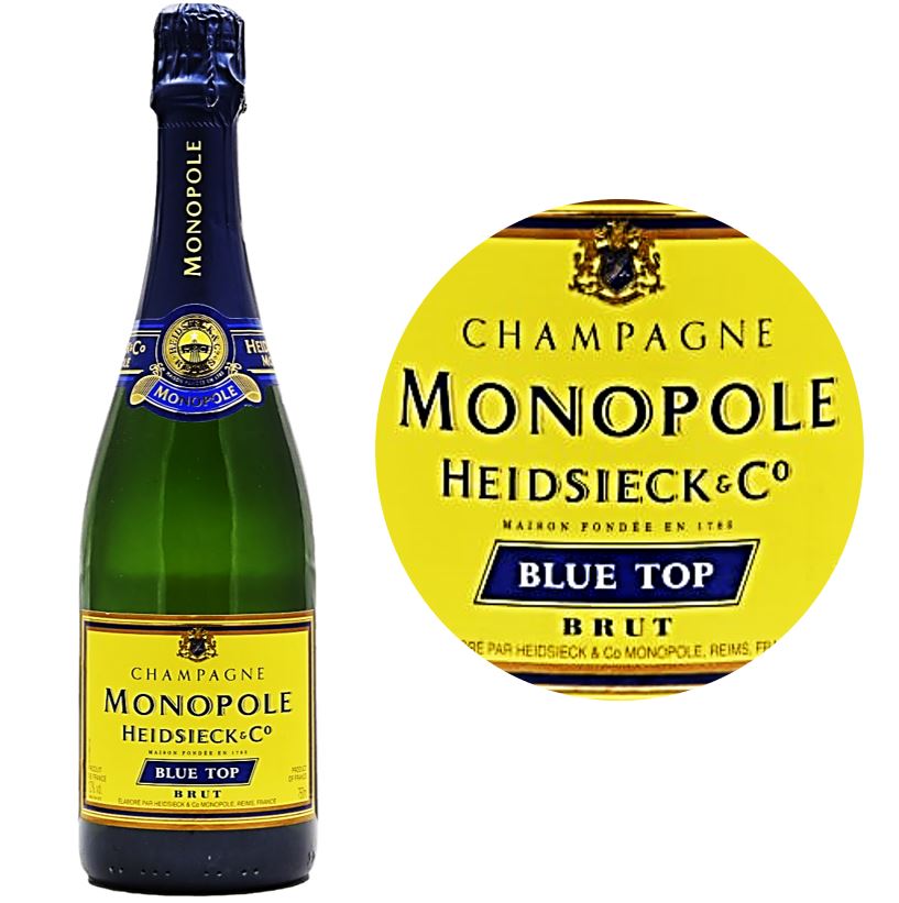 Heidsieck Chardonnay Champagne Brut Blue Top  - 75Cl