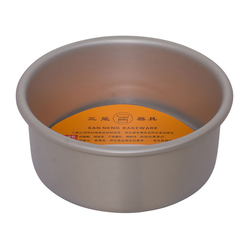 Sanneng 6" Anodized Deep Round Cake Pan Loose Base Sn5022- 1 Pc