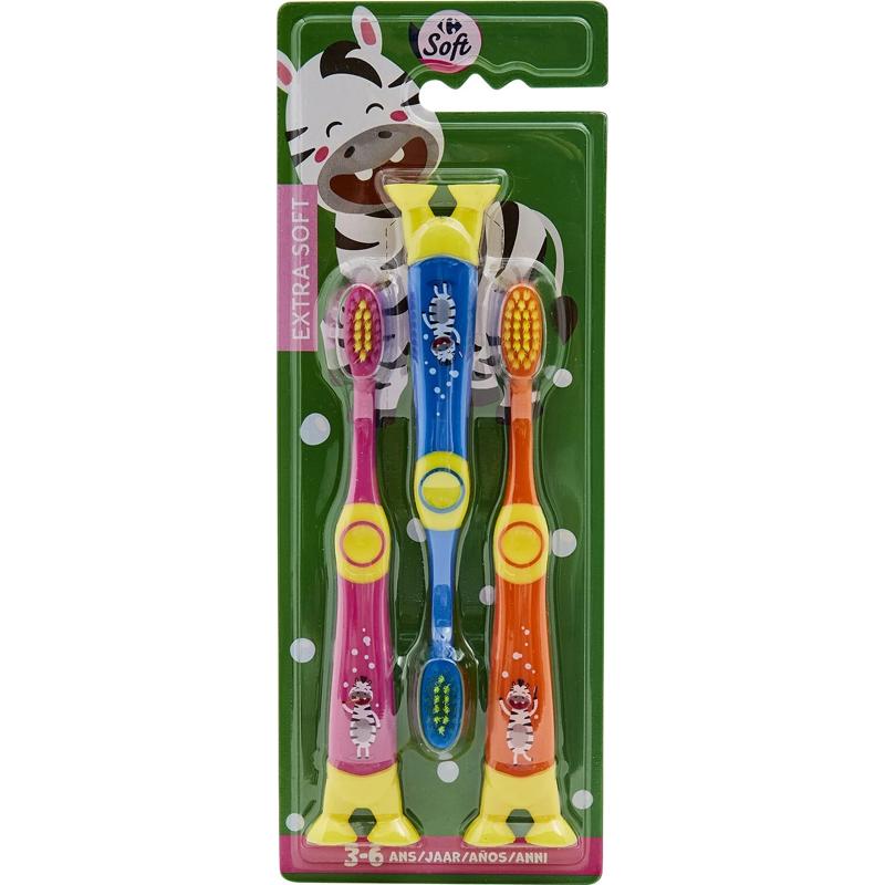 Carrefour Tom And Jerry Kids Toothbrush  -  3Pc