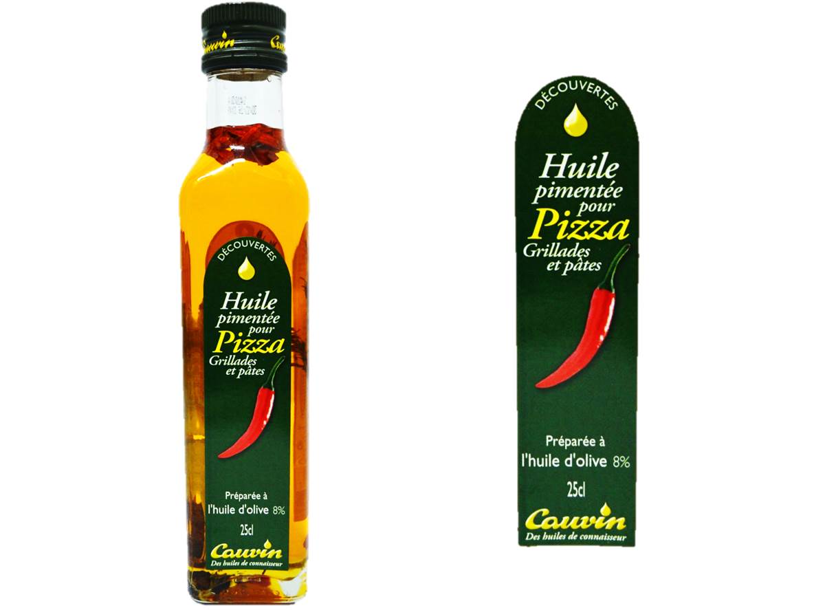 Cauvin Spicy Oil For Pizza  - 25Cl