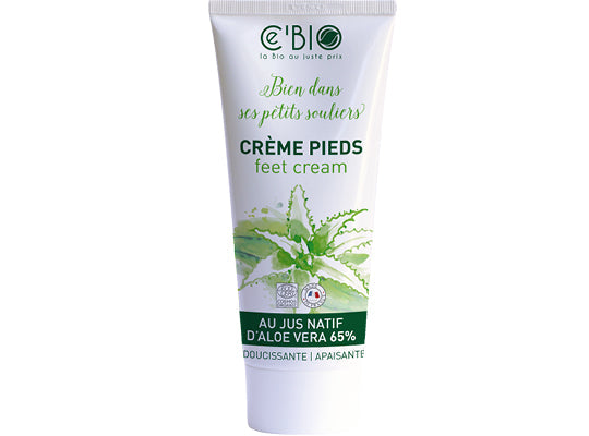 Ce’Bio Organic Aloe Vera Foot Cream  - 75 Ml