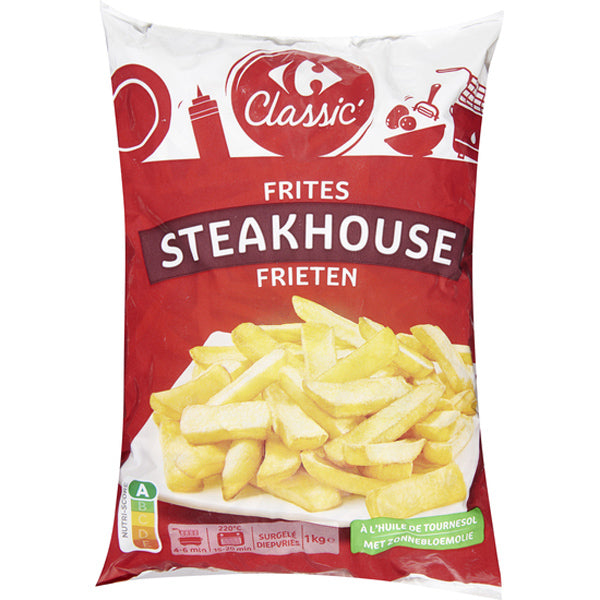 Carrefour Steakhouse French Fries  -  1Kg