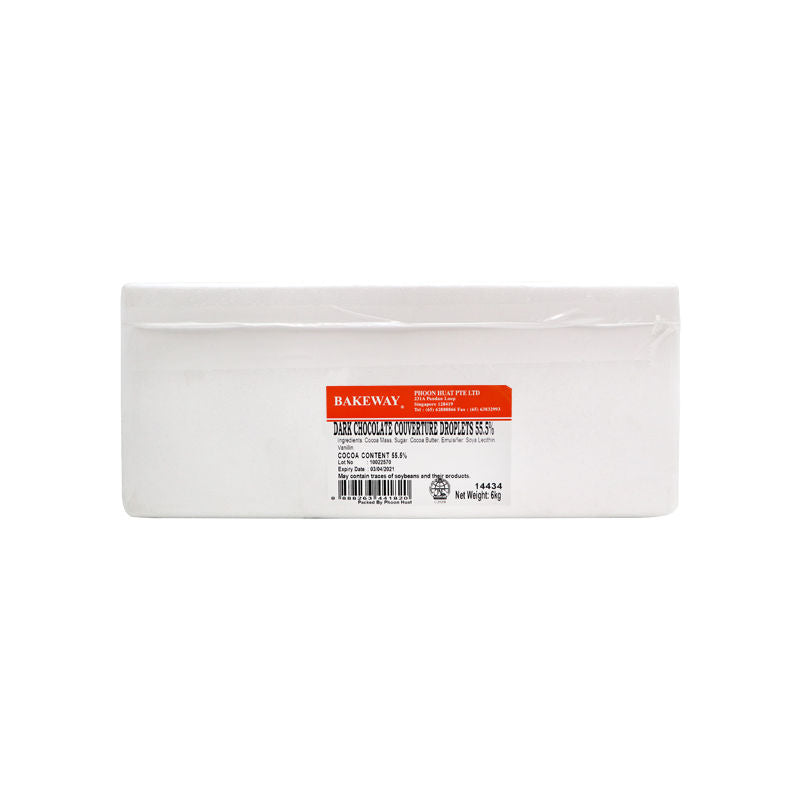 Bakeway Choc Couv Dark Drop 55.5% Bakeway - 6 Kg