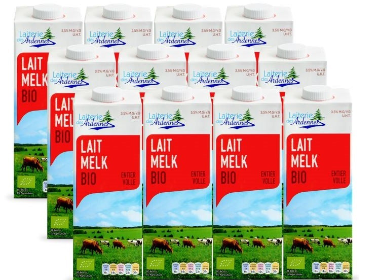 Laiterie Des Ardennes Organic Uht Whole Milk  - k 1L