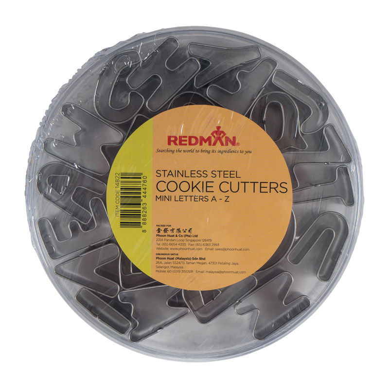 Redman Cookie Cutter Alphabets  -  Set