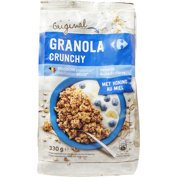 Carrefour Crunchy Honey Granola  - 330 G