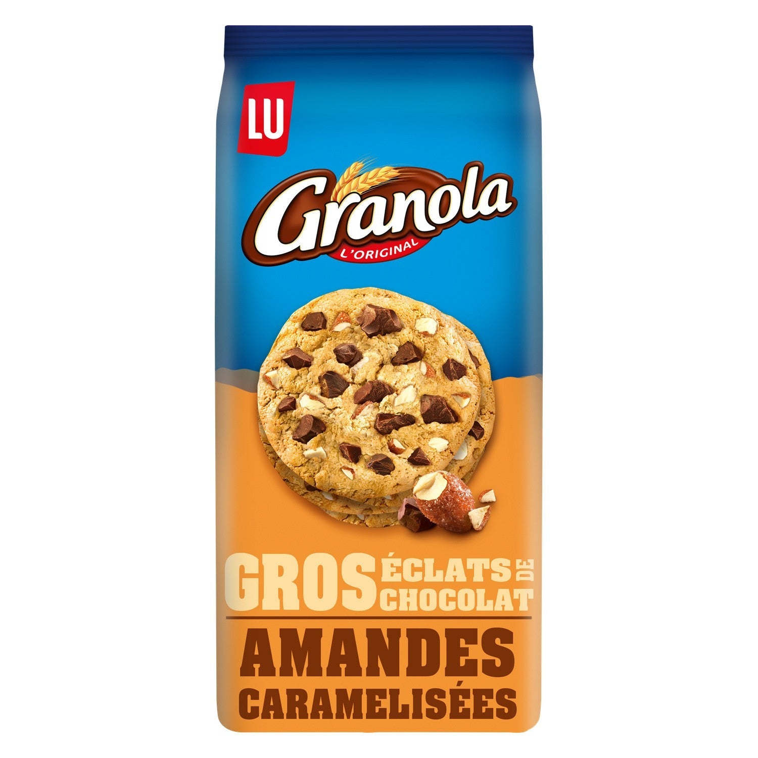 Lu Almond And Chocolate Chip Cookies  - 184 G