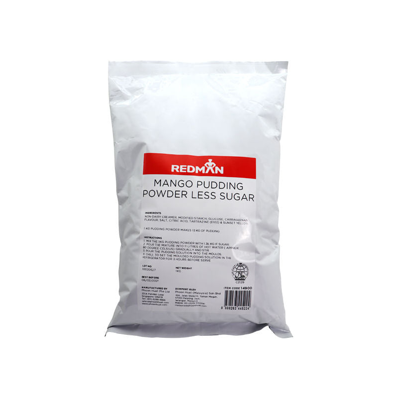 Redman Mango Pudding Powder Less Sugar - 1 Kg