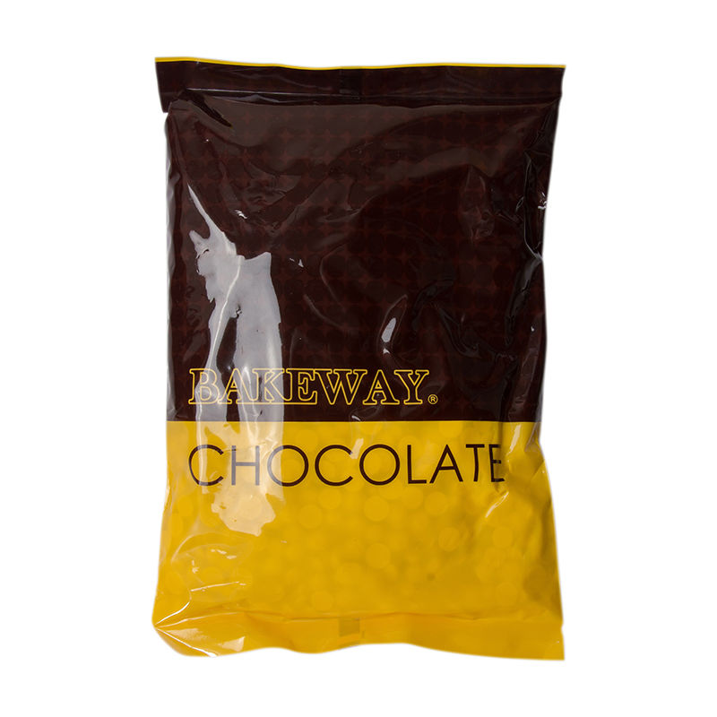 Bakeway White Chocolate Couverture Droplets - 1 Kg