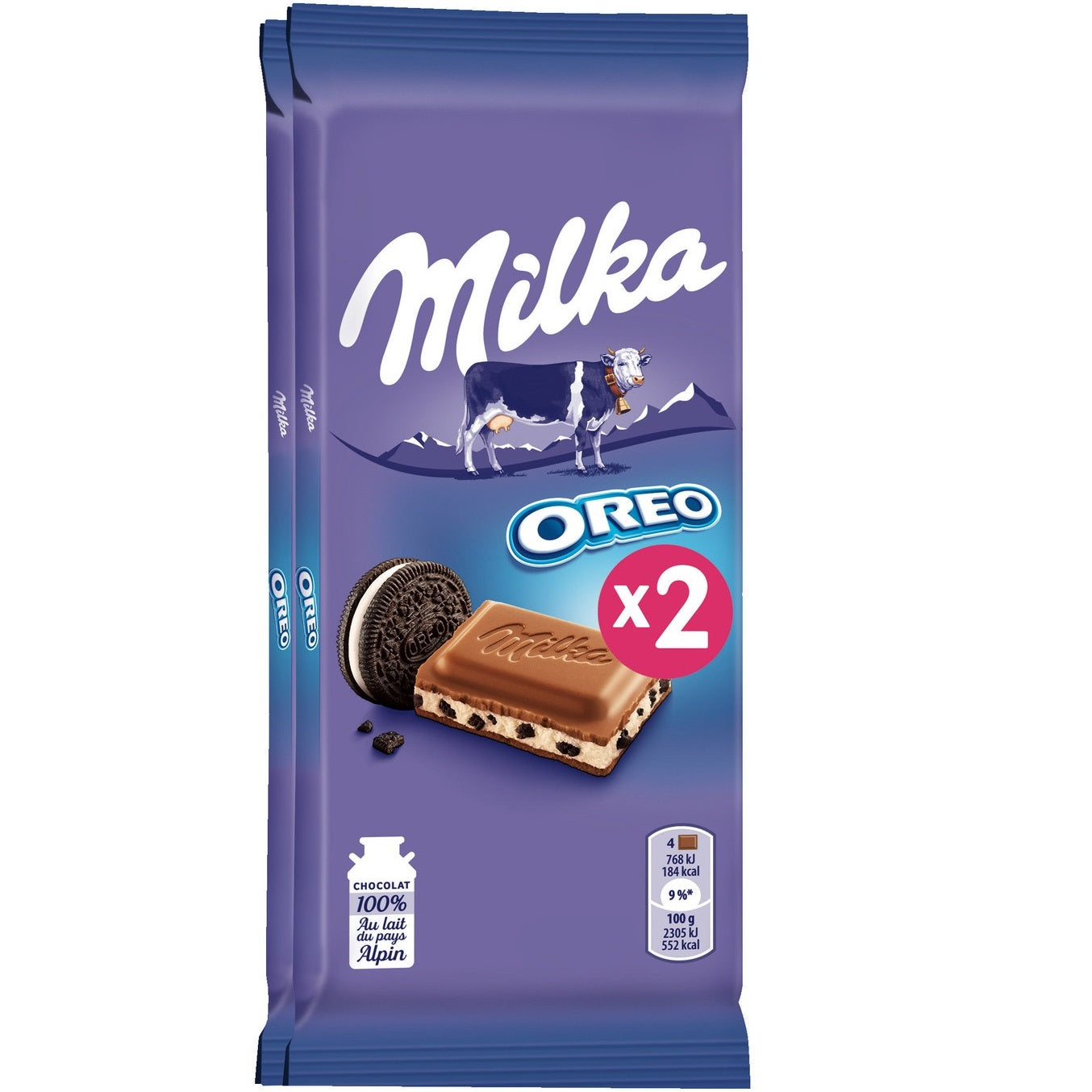 Milka Milk Chocolate With Oreo  - 100 G