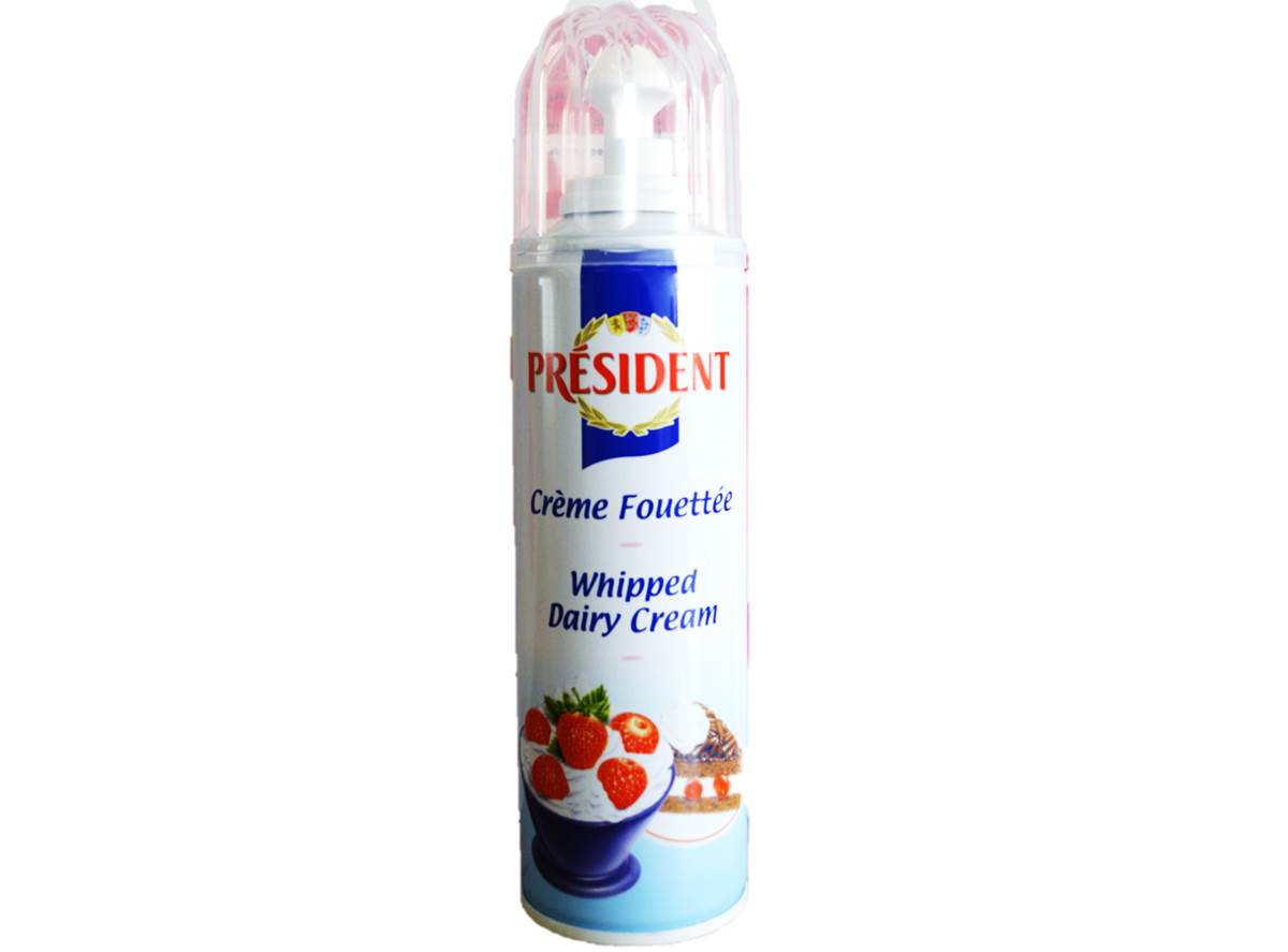 President Firm And Creamy Full-Fat Whipped Cream  - 250 G