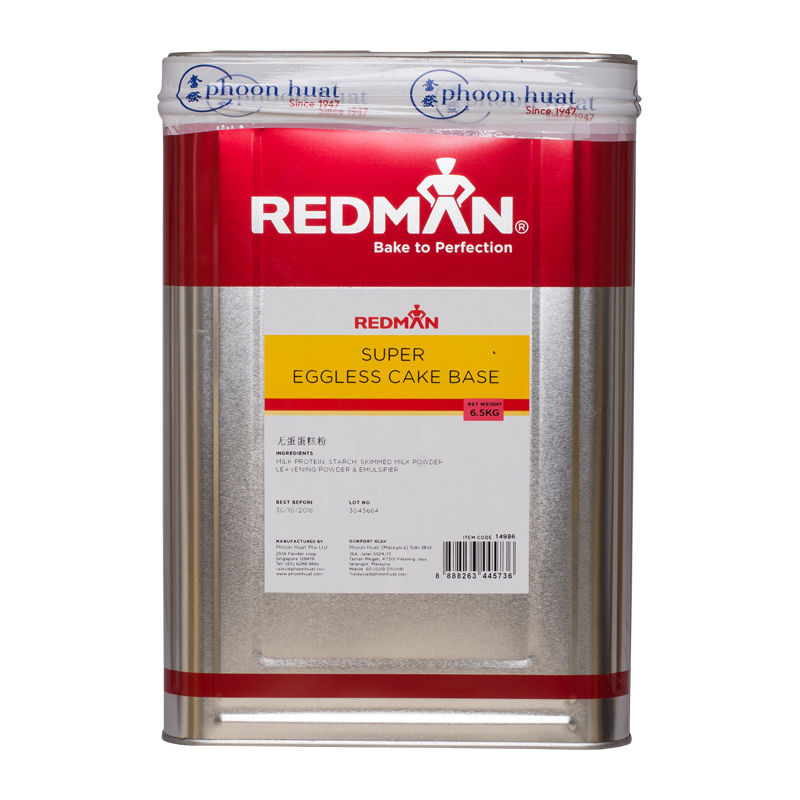 Redman Premix Eggless Cake Base Redman -  6.5 Kg