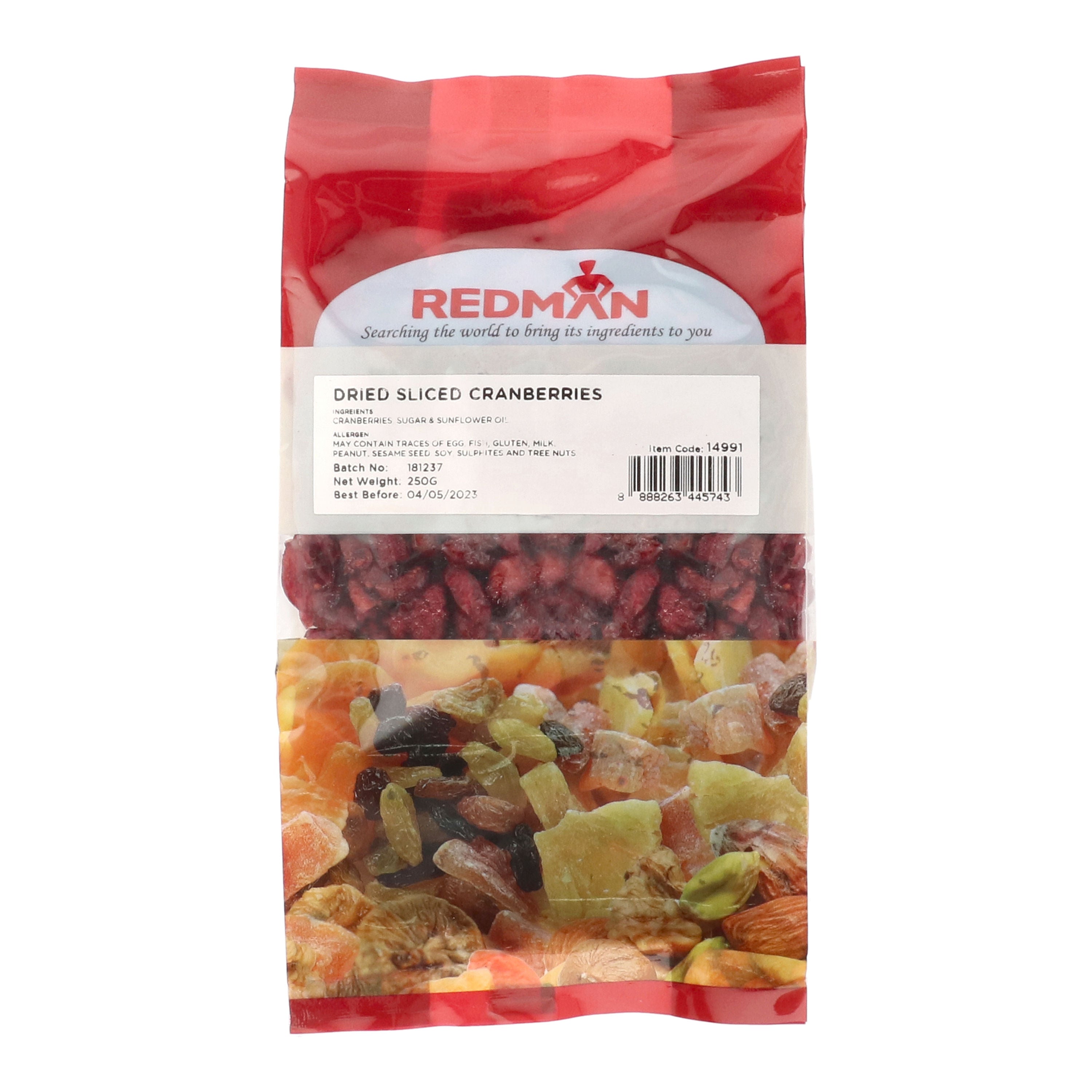 Redman Redman Dried Fruit Sweet Cranberry - 250 G