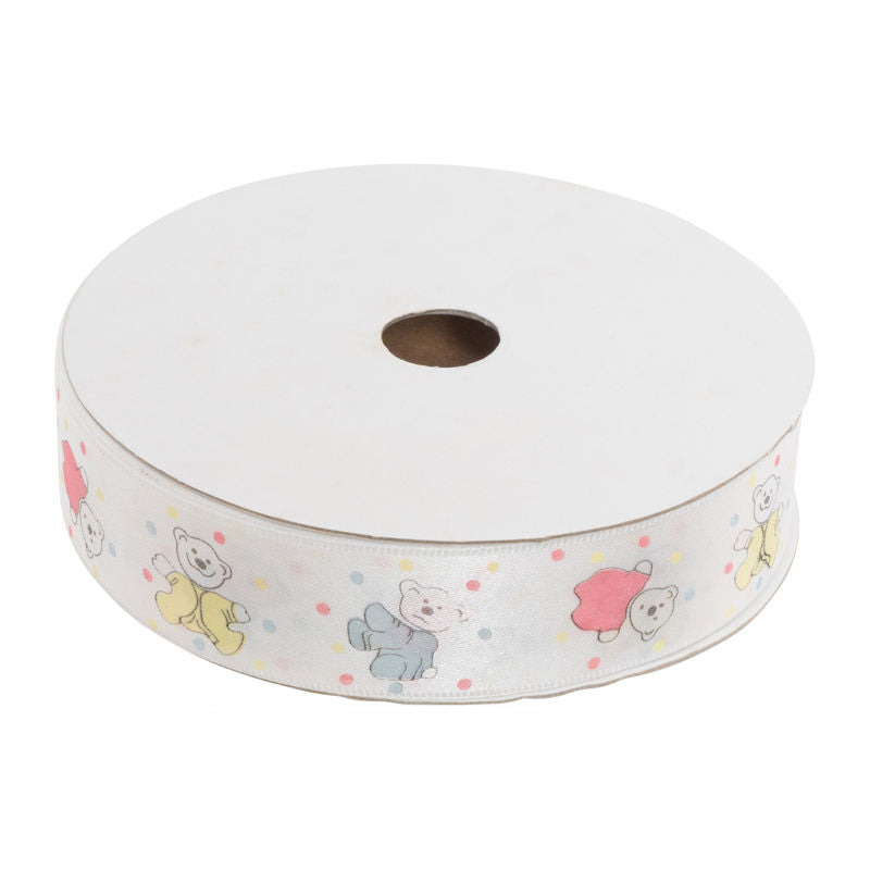 Redman Ribbon Printed Bears 7/8X25Yd  - 1 Pc