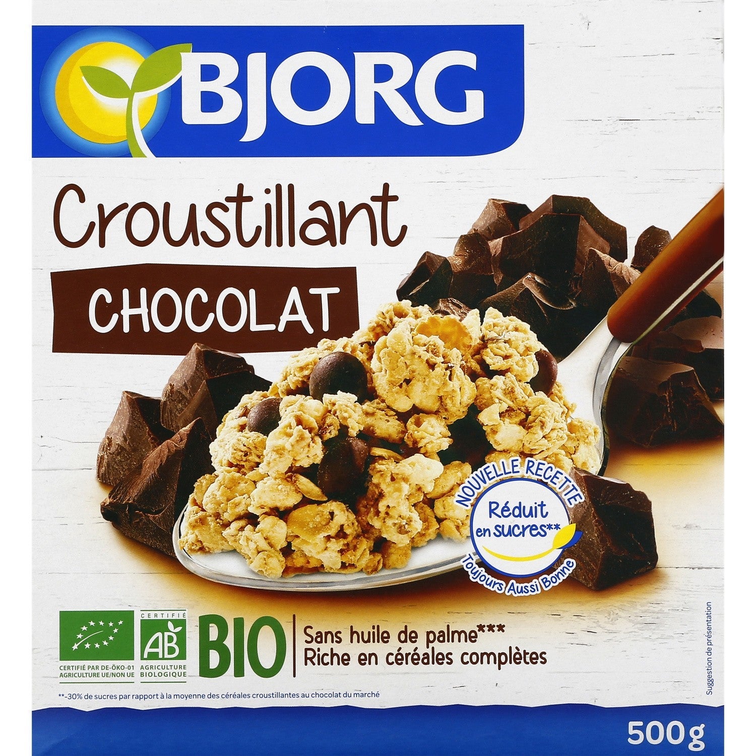 Bjorg Org Choc Cereal  - 500 G