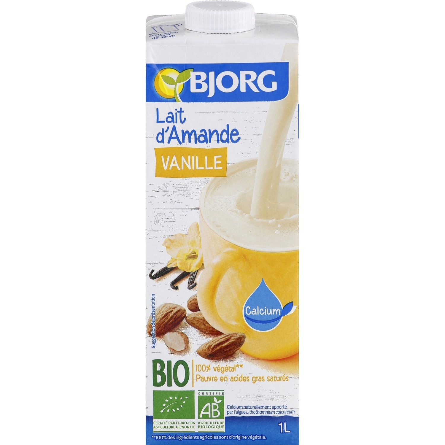 Bjorg Org Vanilla Almond Milk  - 1 L