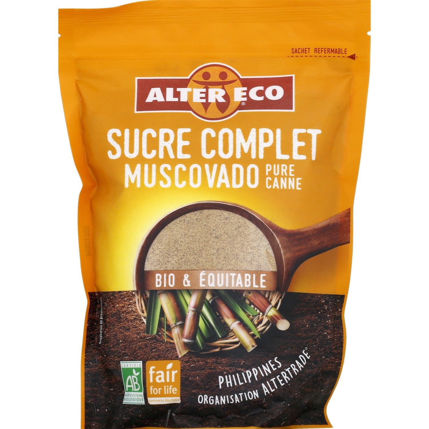 Alter Eco Organic Sugar Cane  - 500 G