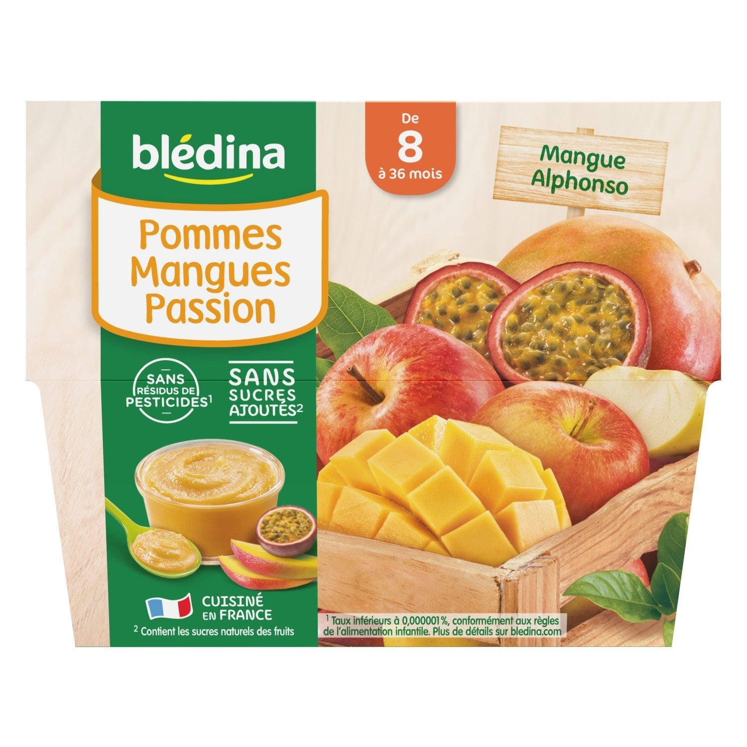 Bledina Apple Mango Passion Compote  - 100 G