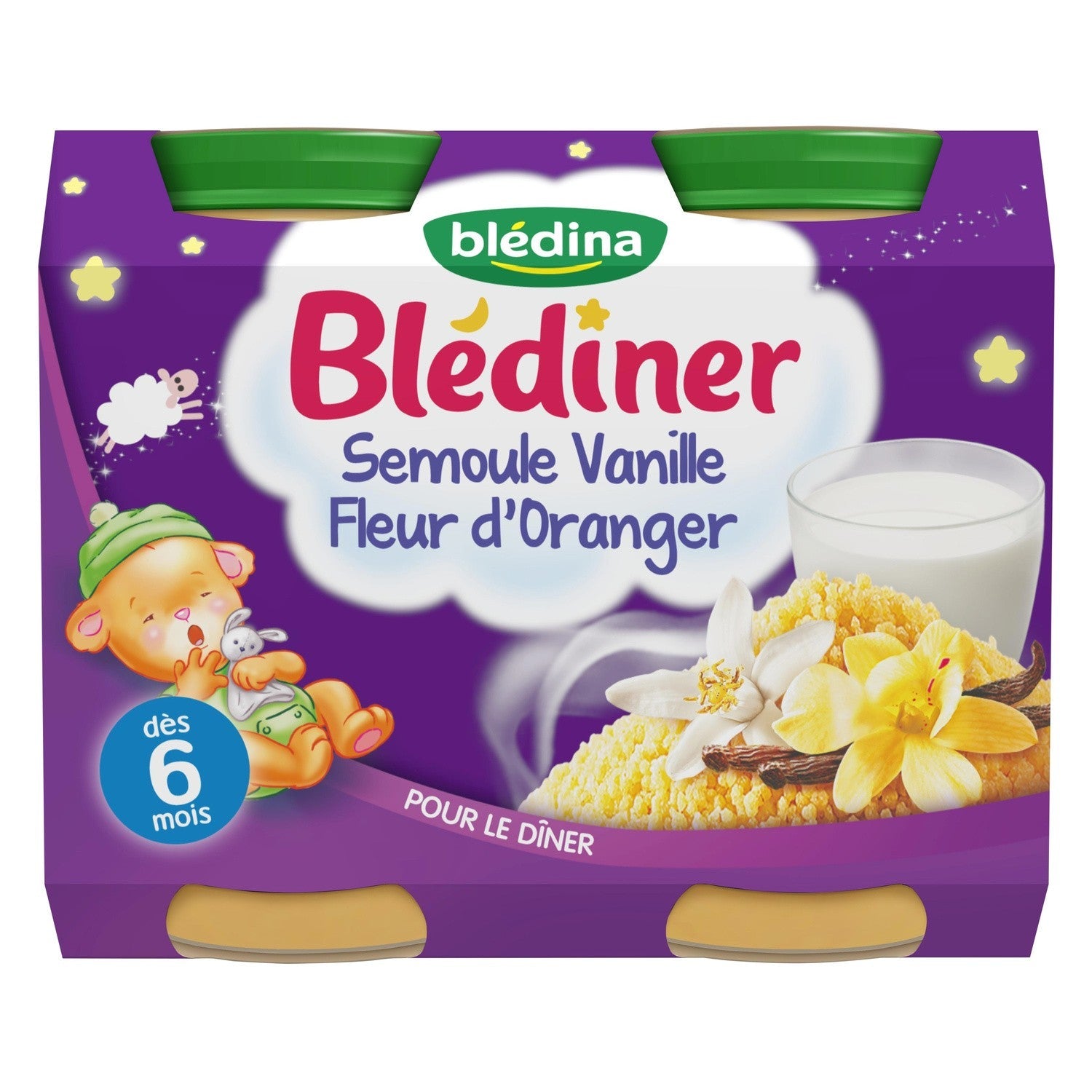 Bledina Vanilla Semolina Milk  - 200 G